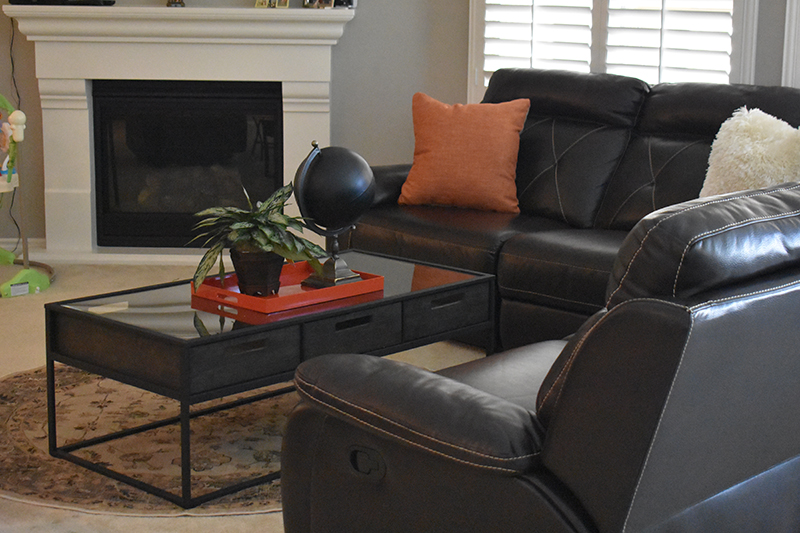 Newly furnished living room