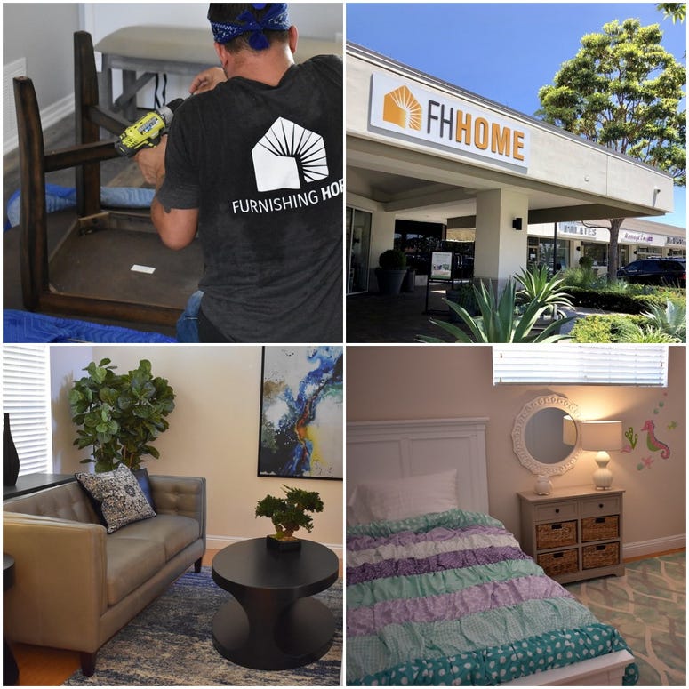 FH Home store and furnished rooms featured in KNX Hero of the Week segment