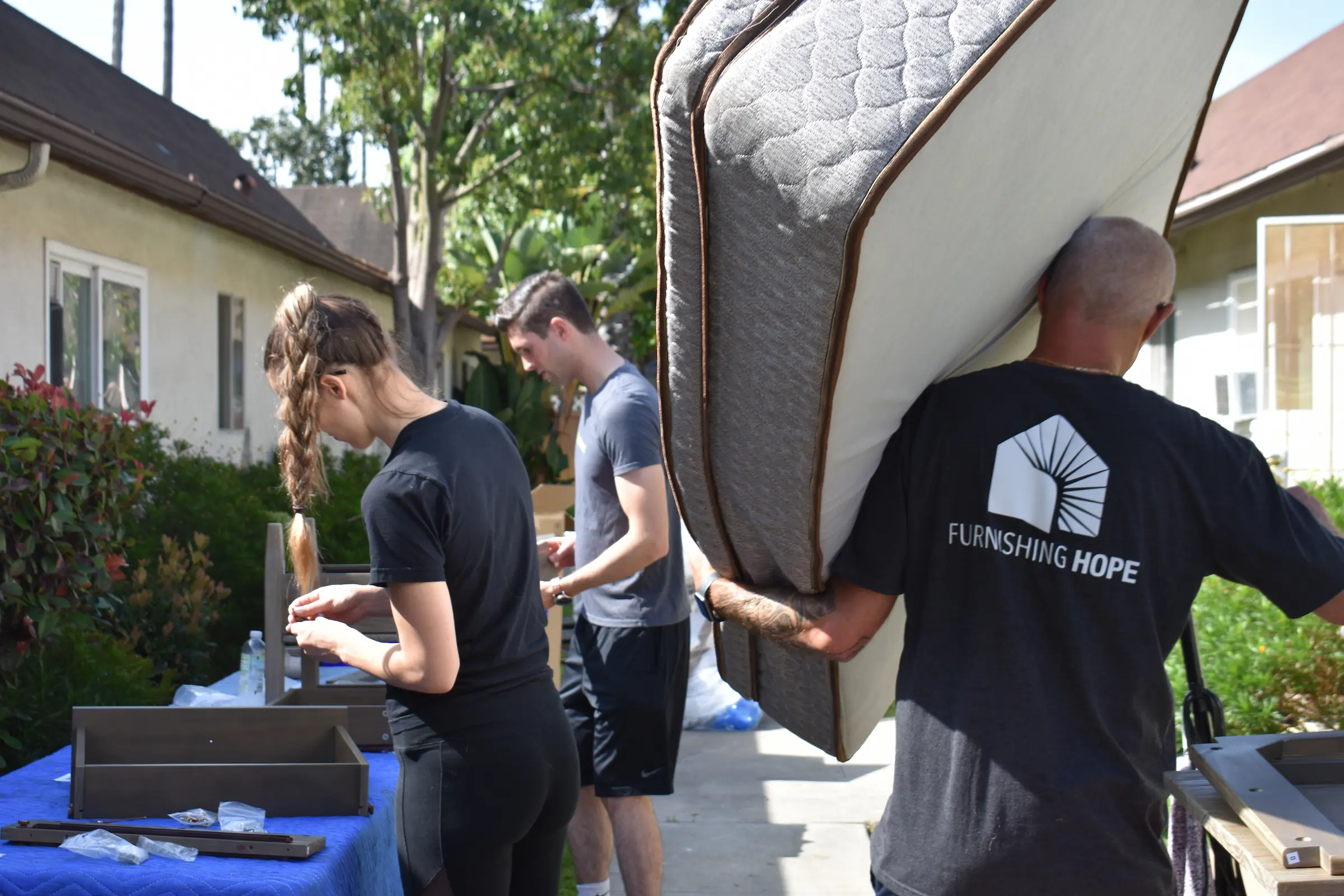 Furnishing Hope volunteers