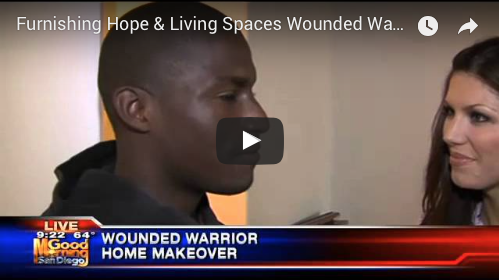 Furnishing Hope & Living Spaces Wounded Warrior home makeover Part 1