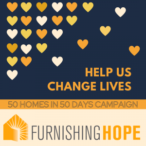 50 home in 50 Days Furnishing Hope